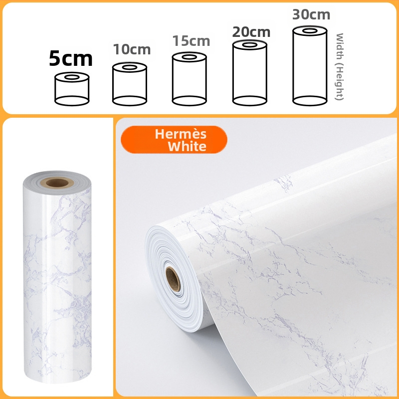 Yude PET sienų lipdukas - atsparus vandeniui, alyvos atsparus, lipnus kraštų sandariklis spintelėms, dekoratyvinė linija