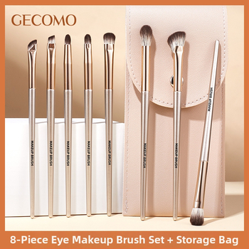 GeComo acu grims otu komplekts – 8 otu, sintētiskas šķiedras, koka rokturi, iepakots somā