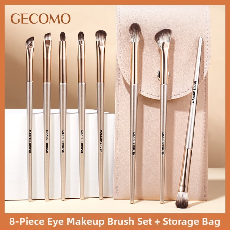 GeComo acu grims otu komplekts – 8 otu, sintētiskas šķiedras, koka rokturi, iepakots somā