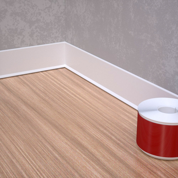 PVC lábazati panel, öntapadós, vízálló, kopásálló, formaldehid-mentes, modern minimalista stílus