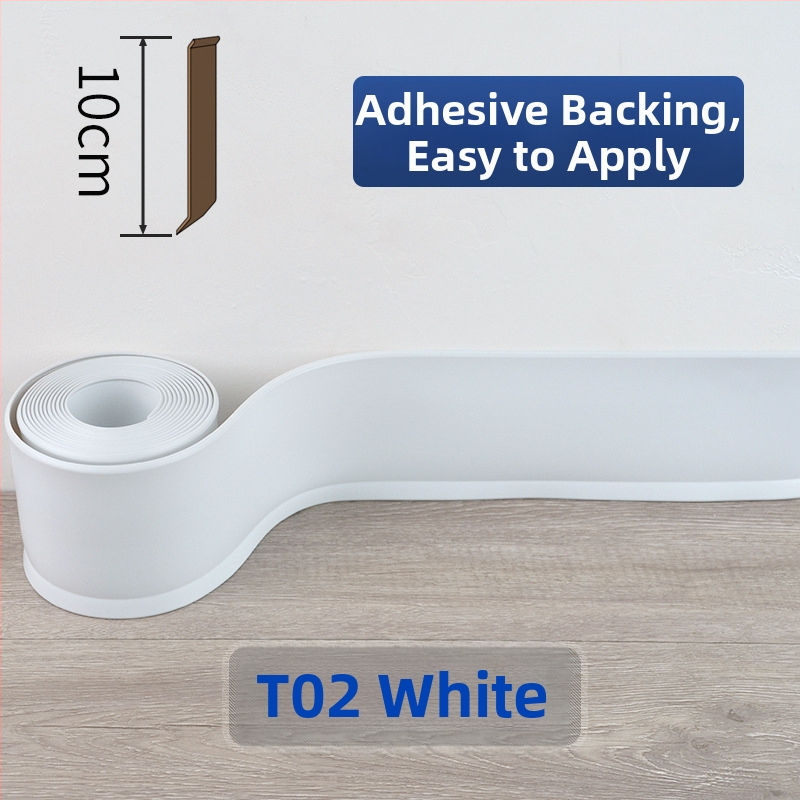 PVC lábazati panel, öntapadós, vízálló, kopásálló, formaldehid-mentes, modern minimalista stílus