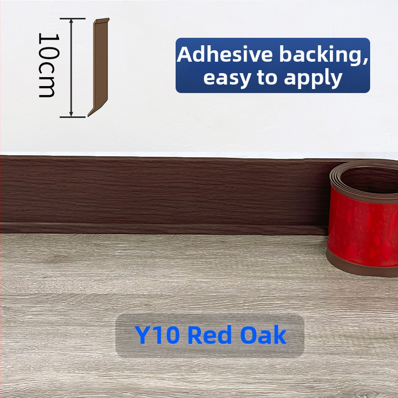 PVC lábazati panel, öntapadós, vízálló, kopásálló, formaldehid-mentes, modern minimalista stílus