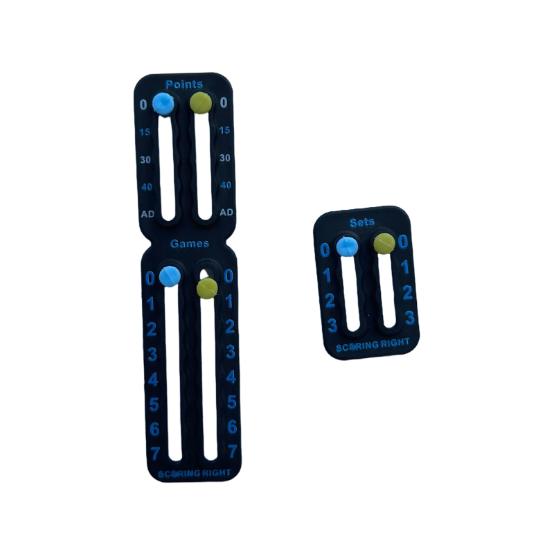 Prenosný skórovací systém na tenis, ZARSIA, ABS plast, 5 g, zariadenie na zapisovanie skóre pre tenis
