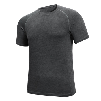 Ανδρική μπλούζα γρήγορου στεγνώματος, εφαρμοστή, διαπνέουσα, με στρογγυλό λαιμό