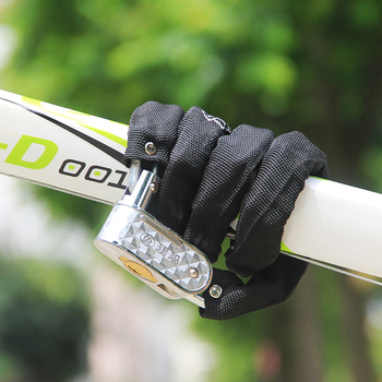 Láncos zár kerékpárokhoz és elektromos kerékpárokhoz — edzett acél, vágás elleni védelem, 1,5 kg, modellek 5100/5120/5300/5320