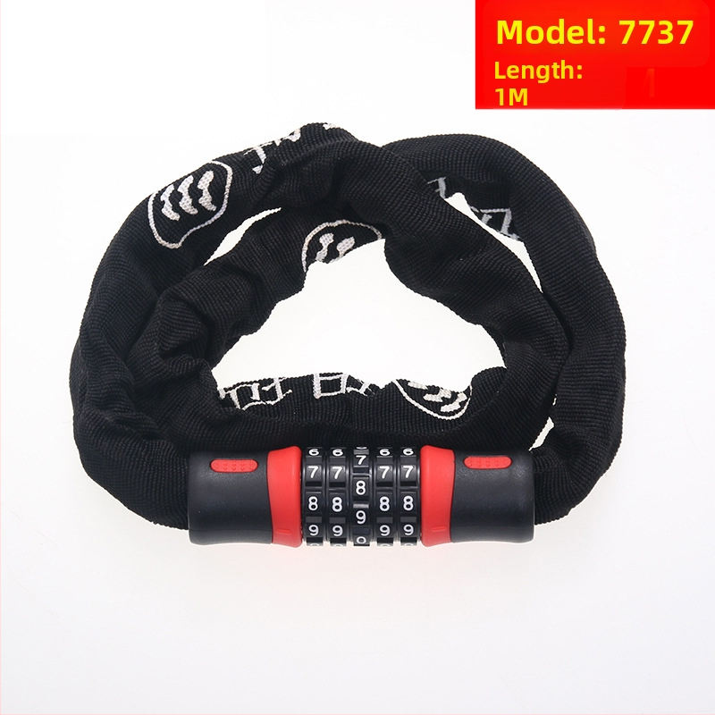 Láncos zár kerékpárokhoz és elektromos kerékpárokhoz — edzett acél, vágás elleni védelem, 1,5 kg, modellek 5100/5120/5300/5320