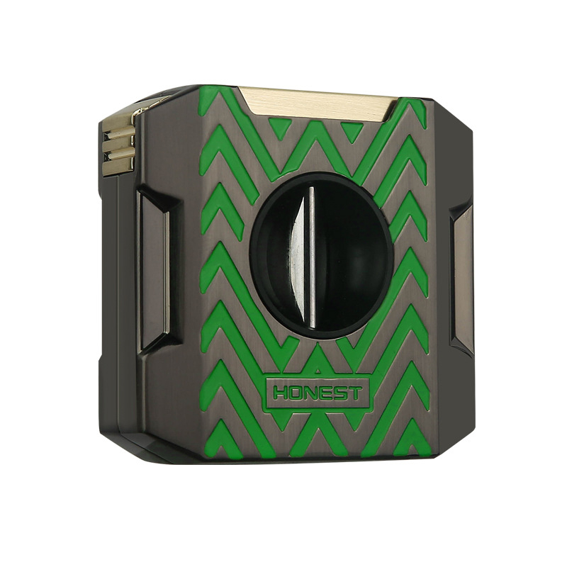 HONEST Cigarešu šķēres ar V-veida atsperi, metāls, rokām darinātas, pielāgojamas