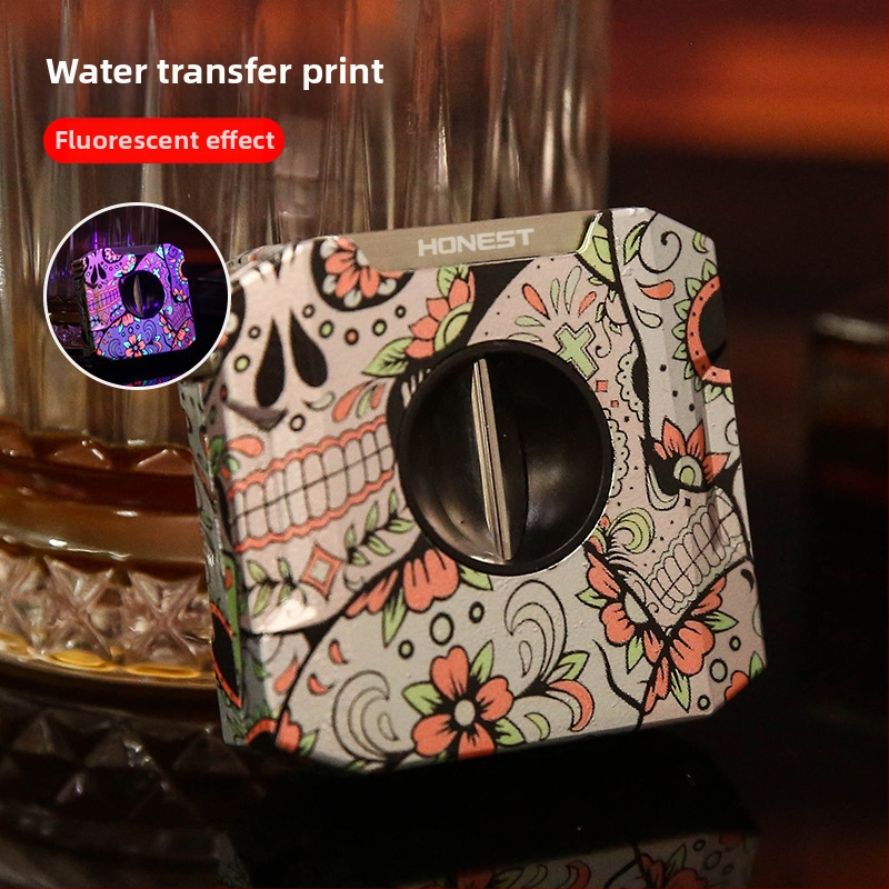 HONEST Cigarešu šķēres ar V-veida atsperi, metāls, rokām darinātas, pielāgojamas