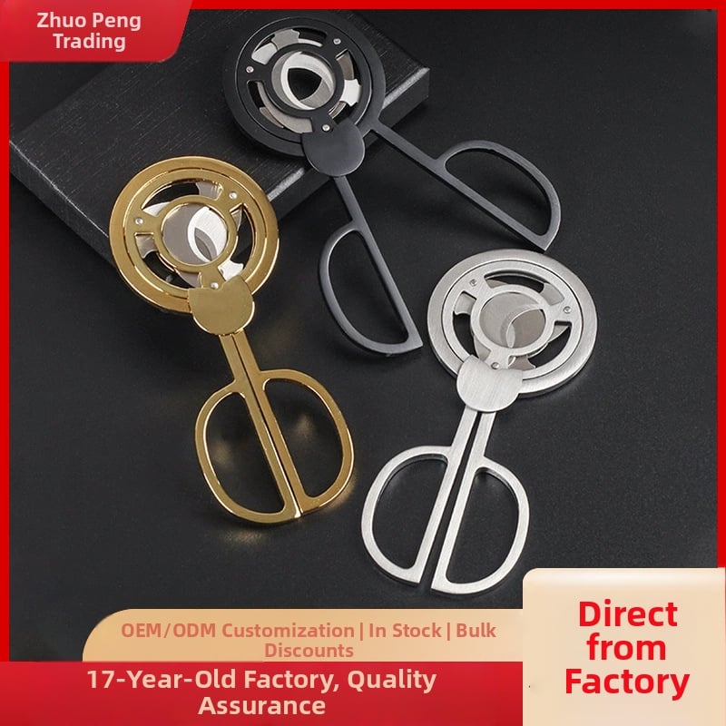 Cigarešu šķēres, nerūsējošais tērauds, apaļas dubultās asmeņi, elektrogalvanēts pārklājums, pielāgojams