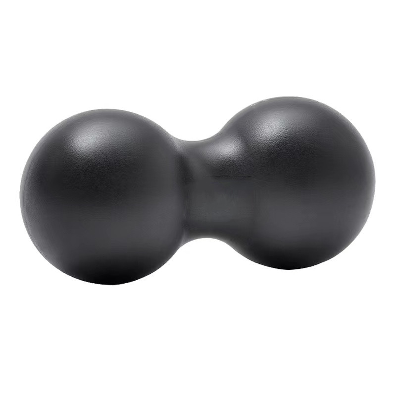 Drevená masážna arašidová guľa pre masáž chrbta, ramien, krku, pásu a nô – rehabilitačná fitness lopta na uvoľnenie svalov; Jóga lopta, drevo, Ø8 cm, 0,5 kg, nie nafukovacia, prispôsobenie k dispozícii