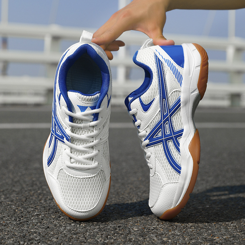 Badmintonijalanõud hingava võrgust ülaosaga, eeslõngaga disain, unisex, madal profiil