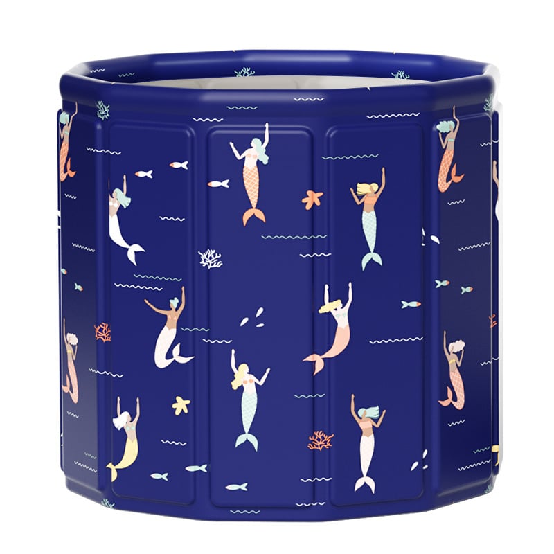 Детска сгъваема ваничка за баня, материал: найлонова материя, предназначена за къпане, сгъваем дизайн