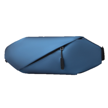 Geantă crossbody pentru bărbați, stil urban minimalist, PU material, design respirabil, model monocrom, căptușeală din poliester