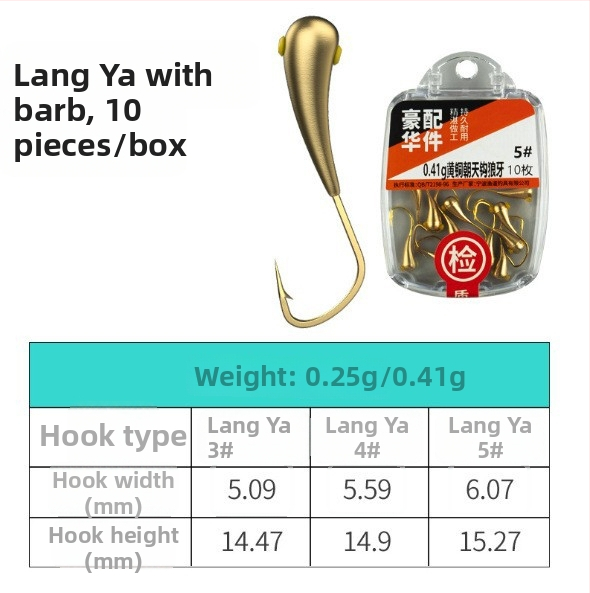 Cârlig de pescuit cu cap de cupru, tip Sky hook, cu vârfuri, unghi de 45°, vârf din alamă