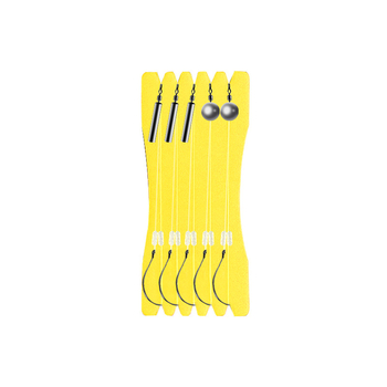 Lead-head hook, barbed fishhook