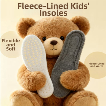 Dječje uloške za cipele – PU + pliš fleece, protuklizni, topli, apsorbiraju znoj, cijela uloška, otisak uzorka, unisex, zima/jesen