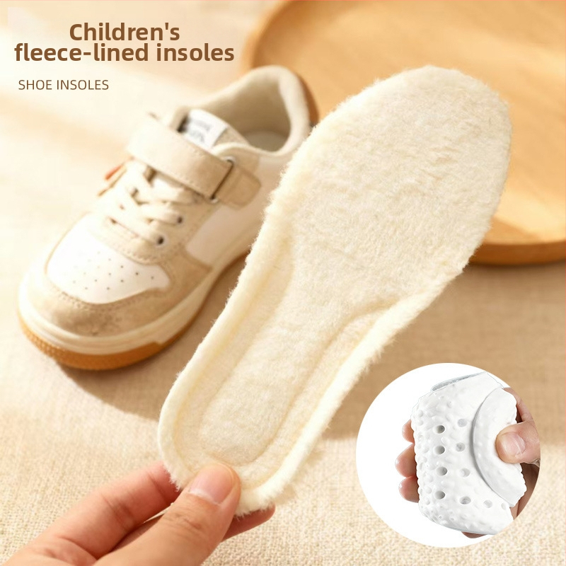 Dječje uloške za cipele – PU + pliš fleece, protuklizni, topli, apsorbiraju znoj, cijela uloška, otisak uzorka, unisex, zima/jesen
