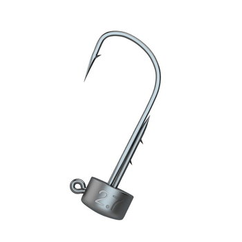 Ordinary Road NED lead head hook with mushroom head, wide belly, die-cast, floating shrimp and bass hooks