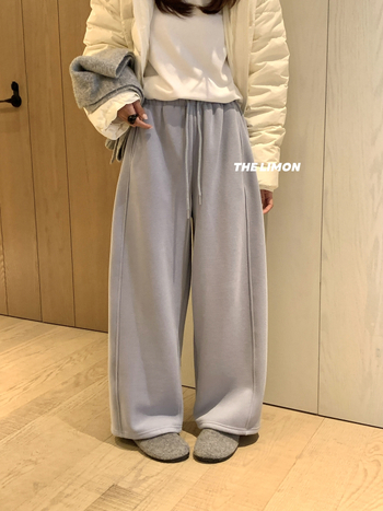 Pamučne hlače, visoki struk, debeli flis, zakrivljeni kroj, ravni kroj, japansko-korejski casual stil, zima 2025