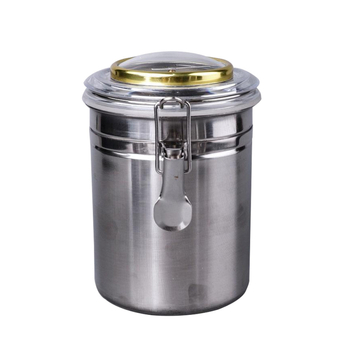 Muxiang Nerūsējošā tērauda tabakas mitrināšanas trauks ar higromētru, hermētiski noslēgts
