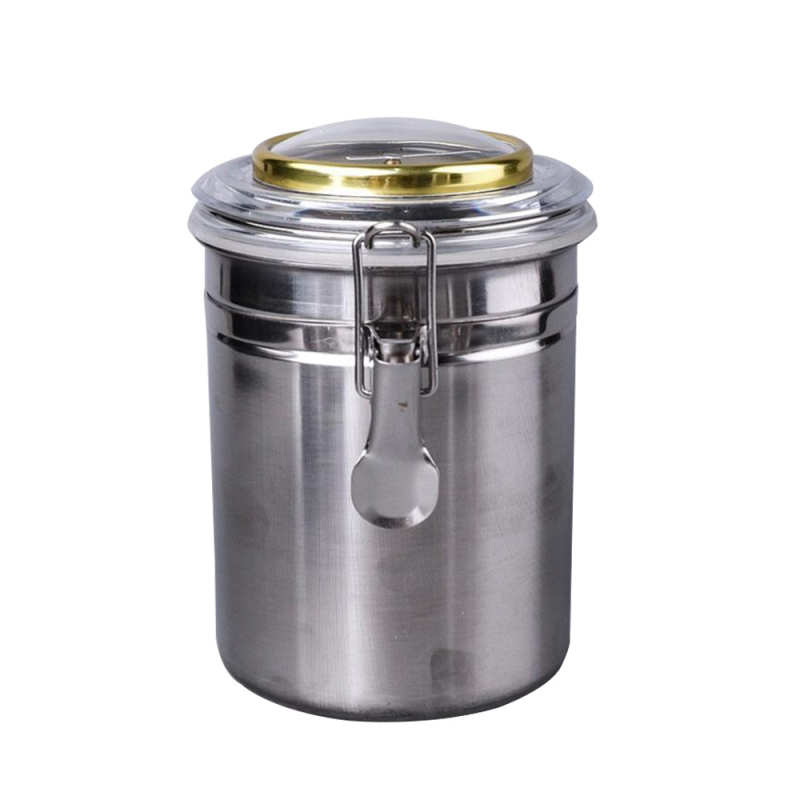 Muxiang Nerūsējošā tērauda tabakas mitrināšanas trauks ar higromētru, hermētiski noslēgts