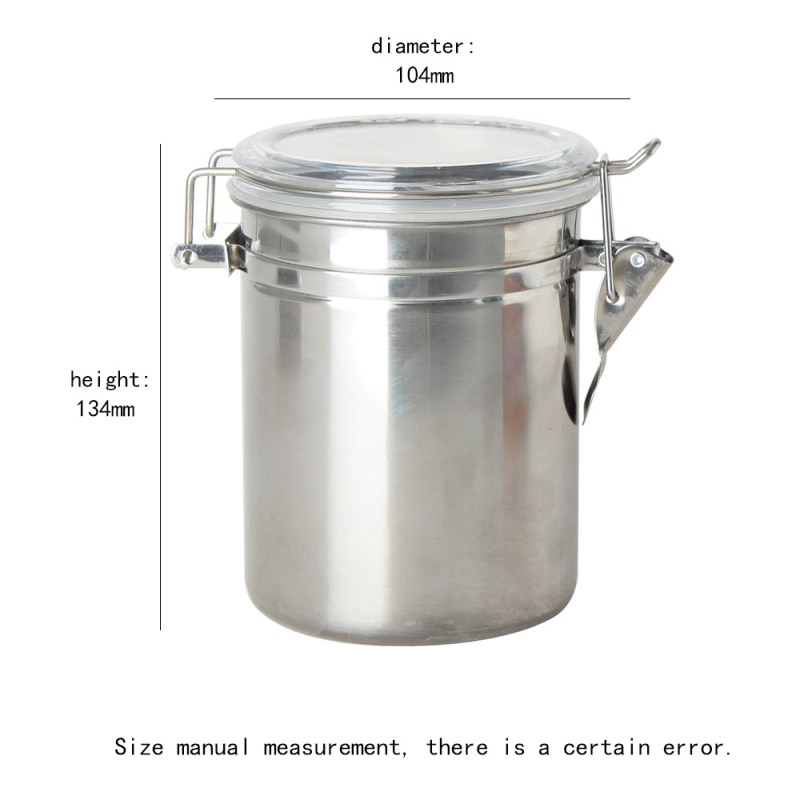 Muxiang Nerūsējošā tērauda tabakas mitrināšanas trauks ar higromētru, hermētiski noslēgts