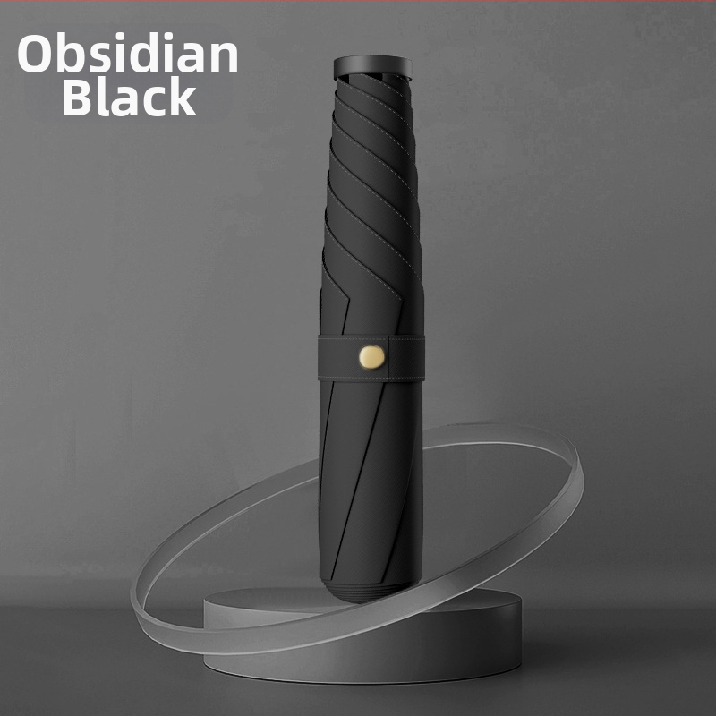 Salokāms lietussargs ar UV aizsardzību, UPF virs 50, 6 ribas no sakausējuma rāmja, triecienizturīgs audums, manuāla atvēršana un aizvēršana