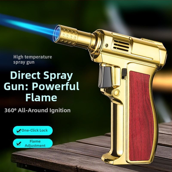 Rokas metināšanas pistole ar butānu, vēja izturīga, uzpildāma, no ABS plastmasas, modelis JX-801