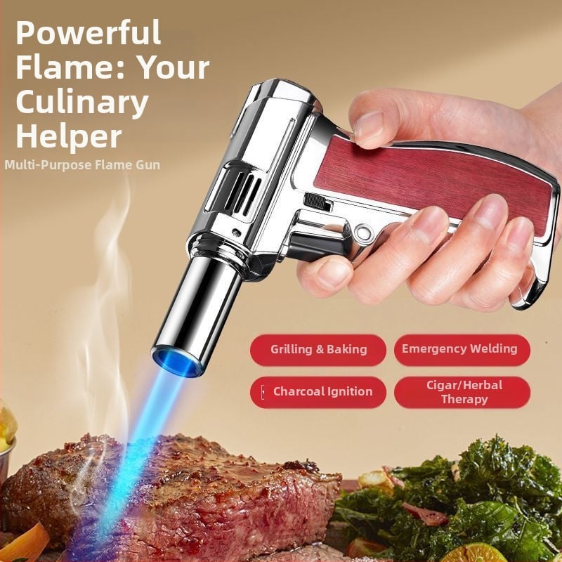 Rokas metināšanas pistole ar butānu, vēja izturīga, uzpildāma, no ABS plastmasas, modelis JX-801