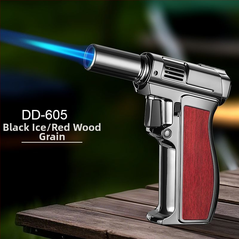 Rokas metināšanas pistole ar butānu, vēja izturīga, uzpildāma, no ABS plastmasas, modelis JX-801