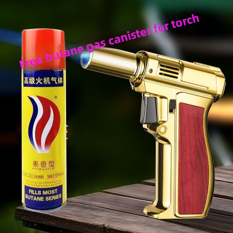 Rokas metināšanas pistole ar butānu, vēja izturīga, uzpildāma, no ABS plastmasas, modelis JX-801