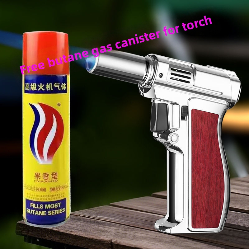 Rokas metināšanas pistole ar butānu, vēja izturīga, uzpildāma, no ABS plastmasas, modelis JX-801