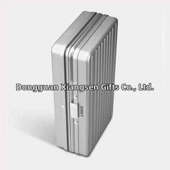 CUCOUIBA Pārnēsājams cigāru humidors, aviācijas alumīnijs, ceļojumu kārbiņa ar mitruma uzturēšanu, vienkāršs stils, pielāgošana pieejama