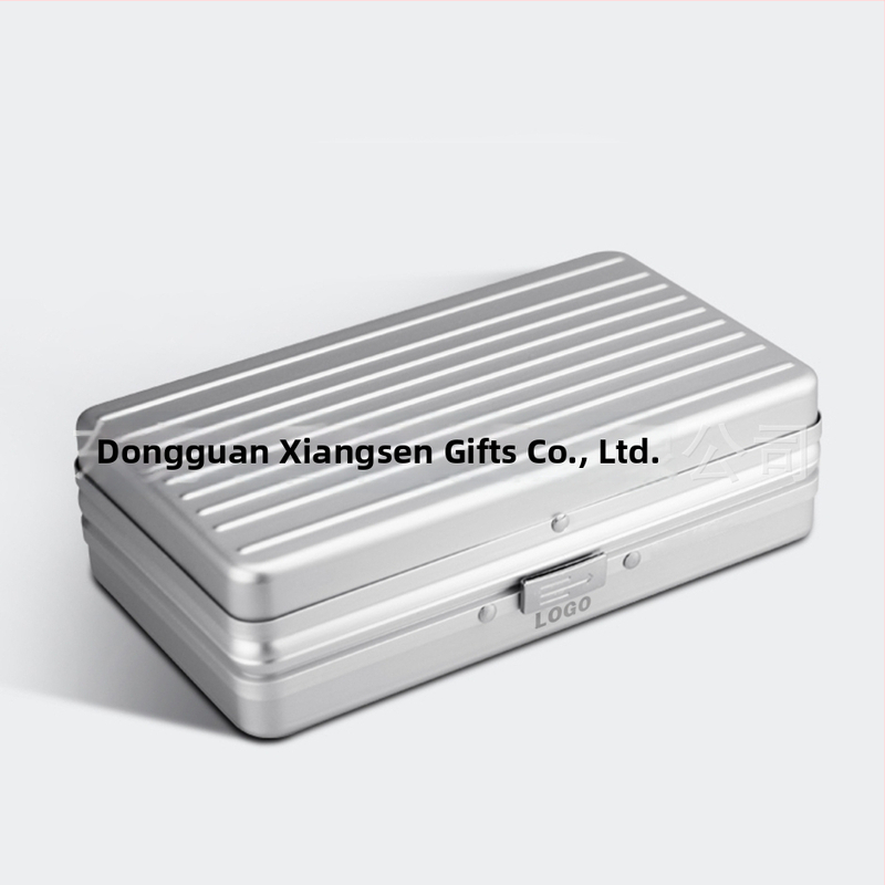 CUCOUIBA Pārnēsājams cigāru humidors, aviācijas alumīnijs, ceļojumu kārbiņa ar mitruma uzturēšanu, vienkāršs stils, pielāgošana pieejama