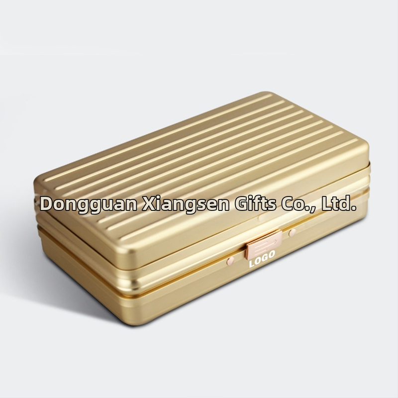 CUCOUIBA Pārnēsājams cigāru humidors, aviācijas alumīnijs, ceļojumu kārbiņa ar mitruma uzturēšanu, vienkāršs stils, pielāgošana pieejama