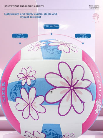 Witess PU treniravimo voleibolo kamuolys, klijuotos siuvus, atsparus dėvėjimui, aukšta elastystė, vidaus treniruotėms, Tautų lygos standartas