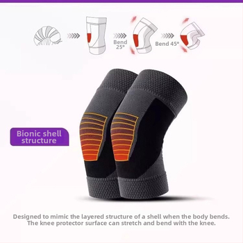 Soojendusega põlve mansett täiskasvanutele – unisex, talvise 2024 väljaanne – sobib jooksmisele, võrkpallile ja matkamiseks