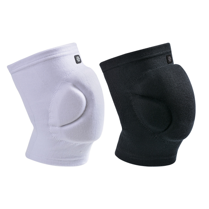 Προστατευτικά γονάτων για βόλεϊ, χορό και πατινάζ — πλεκτό αναπνεύσιμο ύφασμα, παχύ PU σφουγγάρι, πολυεστερικό ύφασμα