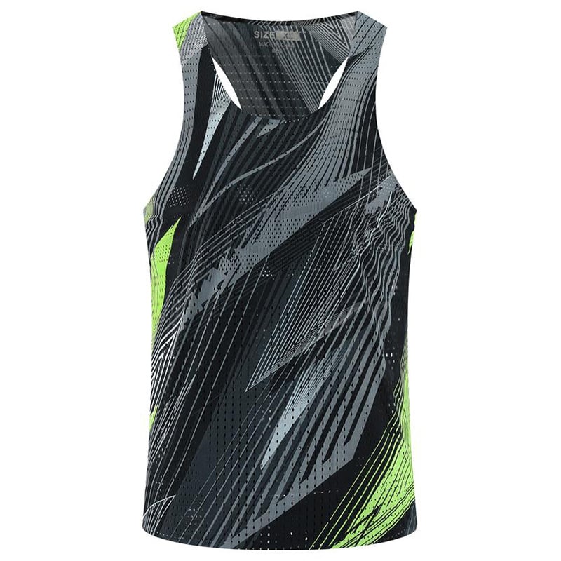 Vesta de alergare pentru maraton, bărbați – poliester, uscare rapidă, respirabilă, pentru alergare, ciclism și fitness