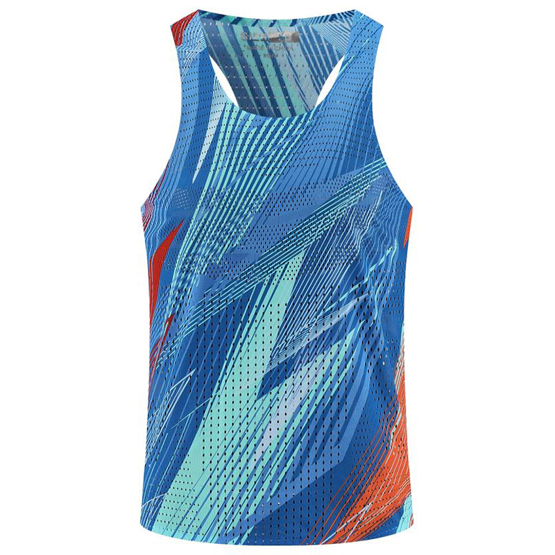 Vesta de alergare pentru maraton, bărbați – poliester, uscare rapidă, respirabilă, pentru alergare, ciclism și fitness