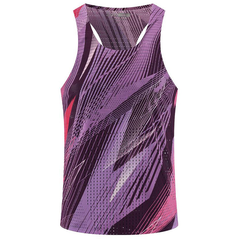 Vesta de alergare pentru maraton, bărbați – poliester, uscare rapidă, respirabilă, pentru alergare, ciclism și fitness