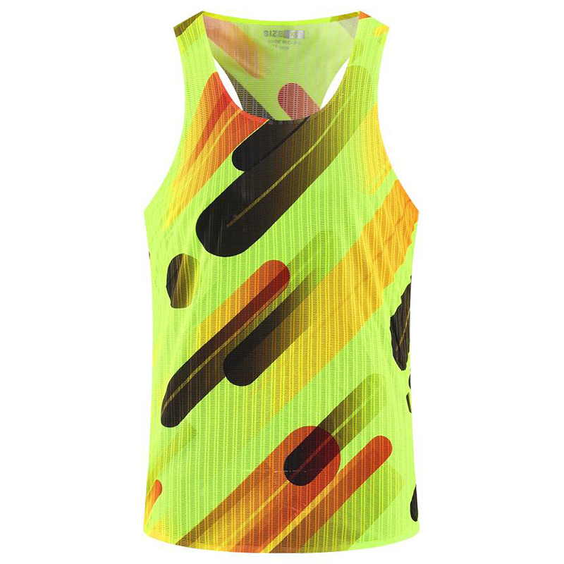 Vesta de alergare unisex – uscare rapidă, respirabilă, poliester, pentru maraton și antrenamente pe pistă