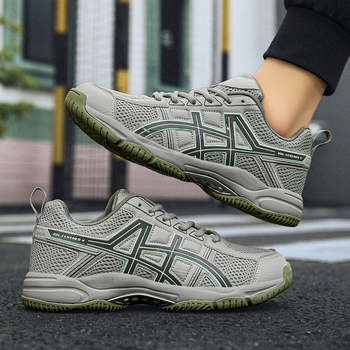 Бадминтон обувки – унисекс, омекотяваща опора, дишаща горна част от мрежа, EVA средна подметка и антихлъзгаща гумена подметка