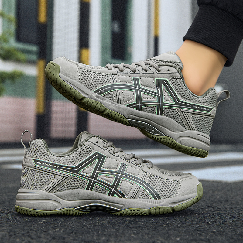 Бадминтон обувки – унисекс, омекотяваща опора, дишаща горна част от мрежа, EVA средна подметка и антихлъзгаща гумена подметка