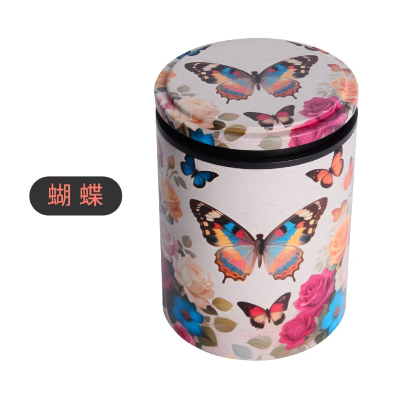 Τασάκι αυτοκινήτου εσωτερικού χώρου, μεταλλικό, φορητό, μη διαρρέον, με δυνατότητες συλλογής και αποθήκευσης, μοντέλο GY06, μινιμαλιστικός σχεδιασμός