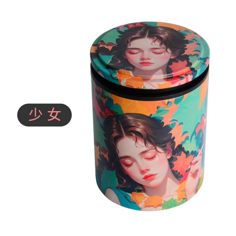 Τασάκι αυτοκινήτου εσωτερικού χώρου, μεταλλικό, φορητό, μη διαρρέον, με δυνατότητες συλλογής και αποθήκευσης, μοντέλο GY06, μινιμαλιστικός σχεδιασμός