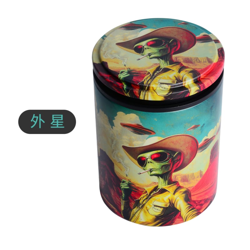 Τασάκι αυτοκινήτου εσωτερικού χώρου, μεταλλικό, φορητό, μη διαρρέον, με δυνατότητες συλλογής και αποθήκευσης, μοντέλο GY06, μινιμαλιστικός σχεδιασμός