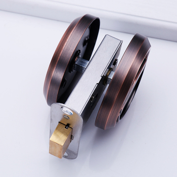 Rejtett ajtózár - 304 rozsdamentes acél, O típus, ball lock mechanizmus, beépített fogantyú, alkalmas faajtókhoz, biztonsági ajtókhoz és beltéri ajtókhoz