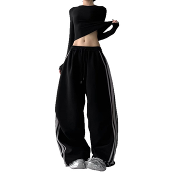 Ženské retro rovné nohavice, vysoký pás, dlhé, jemne pružné, polyester (70–80%), jeseň-zima 2025