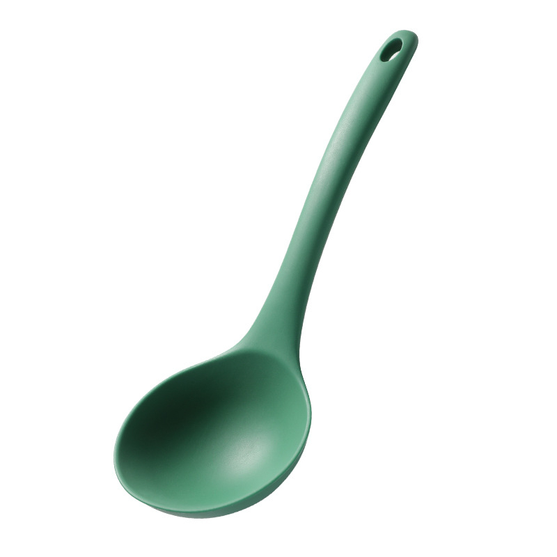 Virtuvės šaukštas - vieno gabalo platininio silikono, rankenėlė visiškai apgaubta platininio silikono, kodas 1005614846, modernus minimalistinis stilius